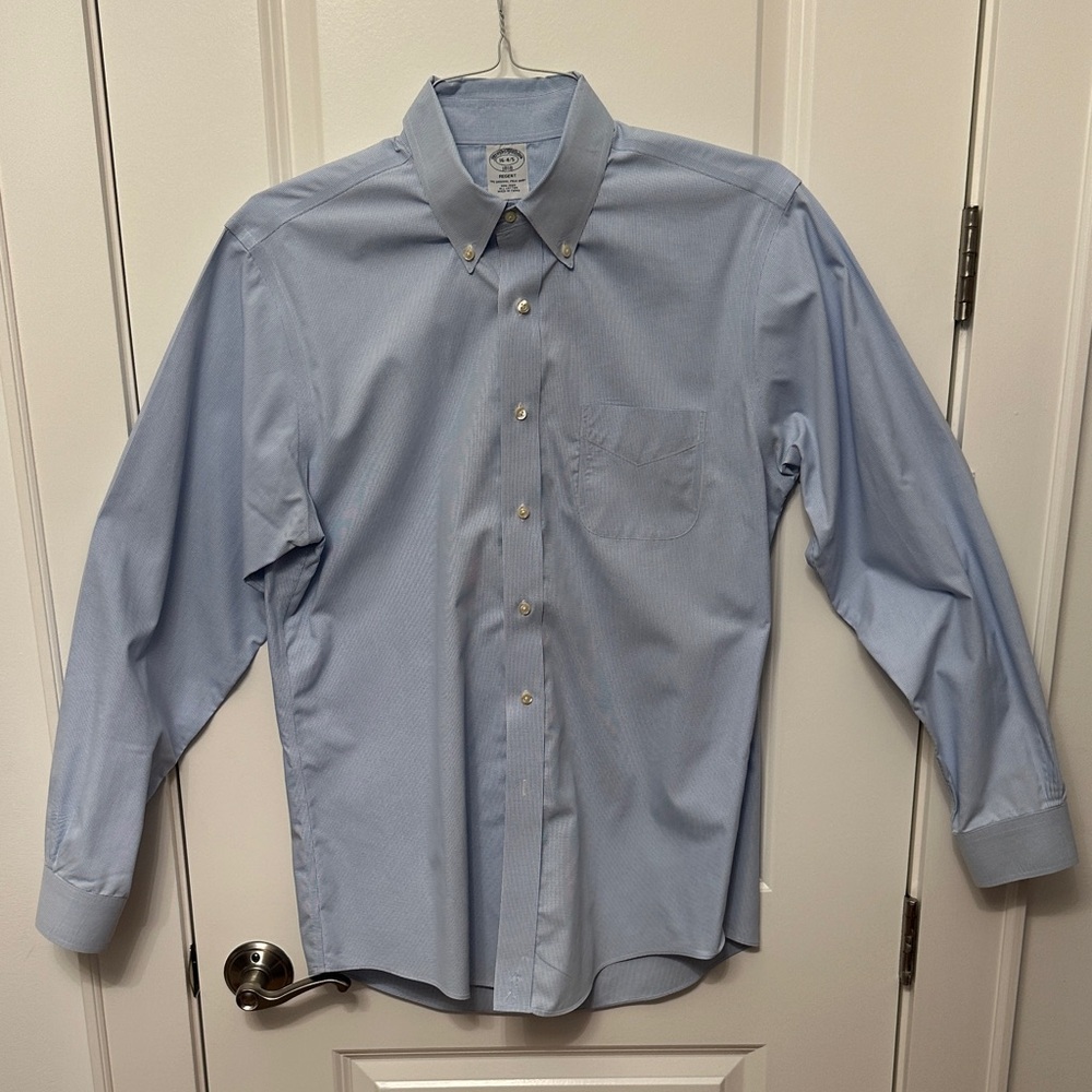 Brooks Brothers Light Blue Button-Down Shirt -16-34/35